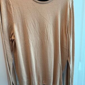 Ann Taylor Tan Crew Neck Sweater